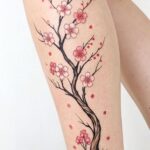 cherry blossom tattoos for women