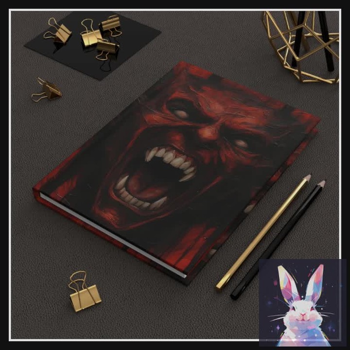 Devilish Demon Hardcover Journal Matte