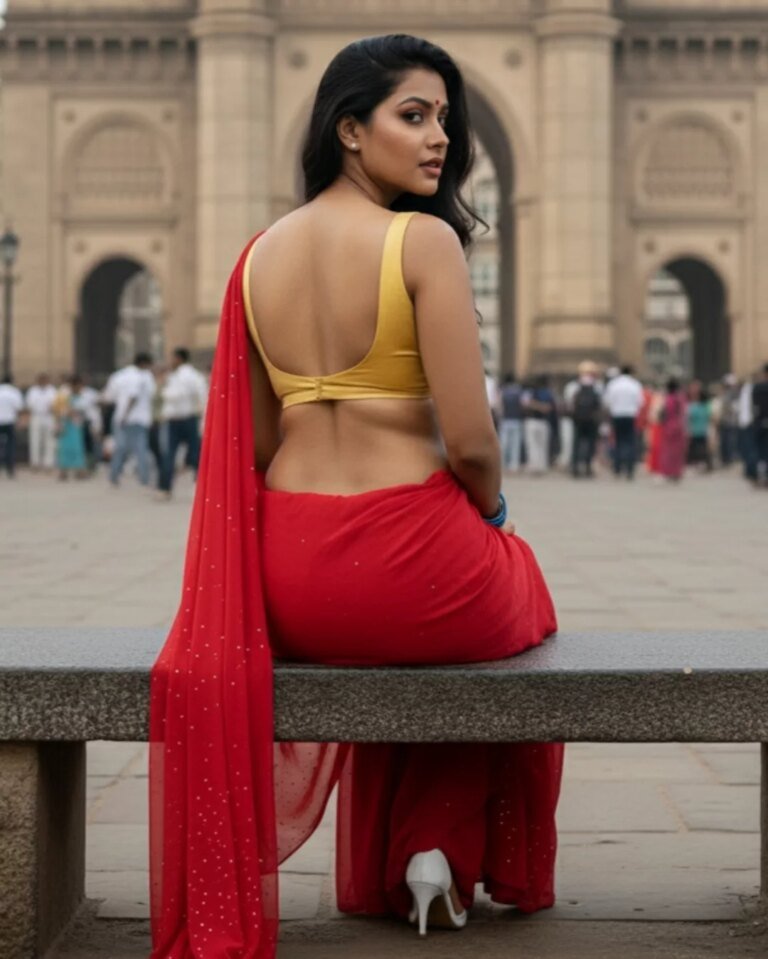 #saree #backlessblouse...