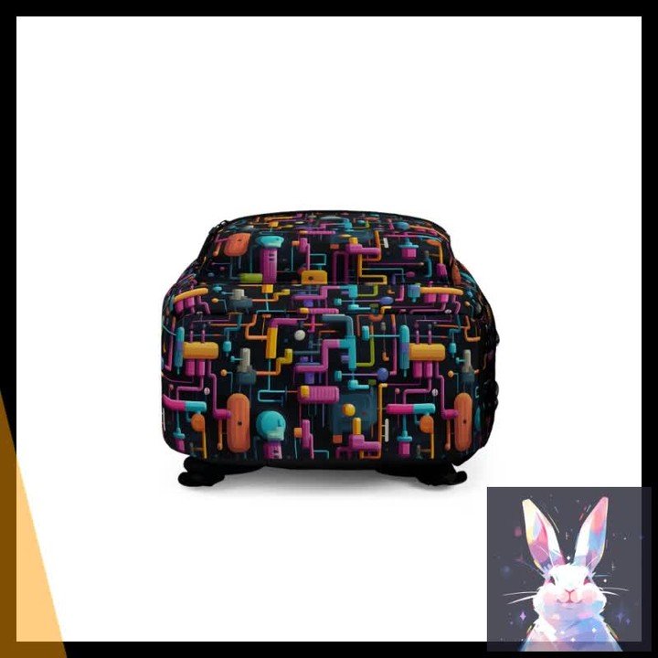 Colorful Cartoon Pipes Backpack