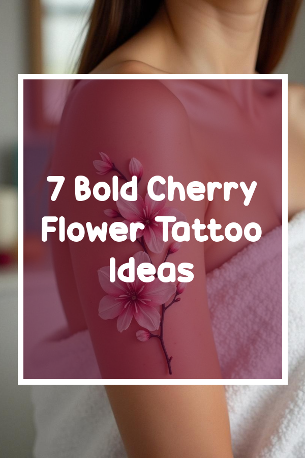 cherry blossom tattoos for women