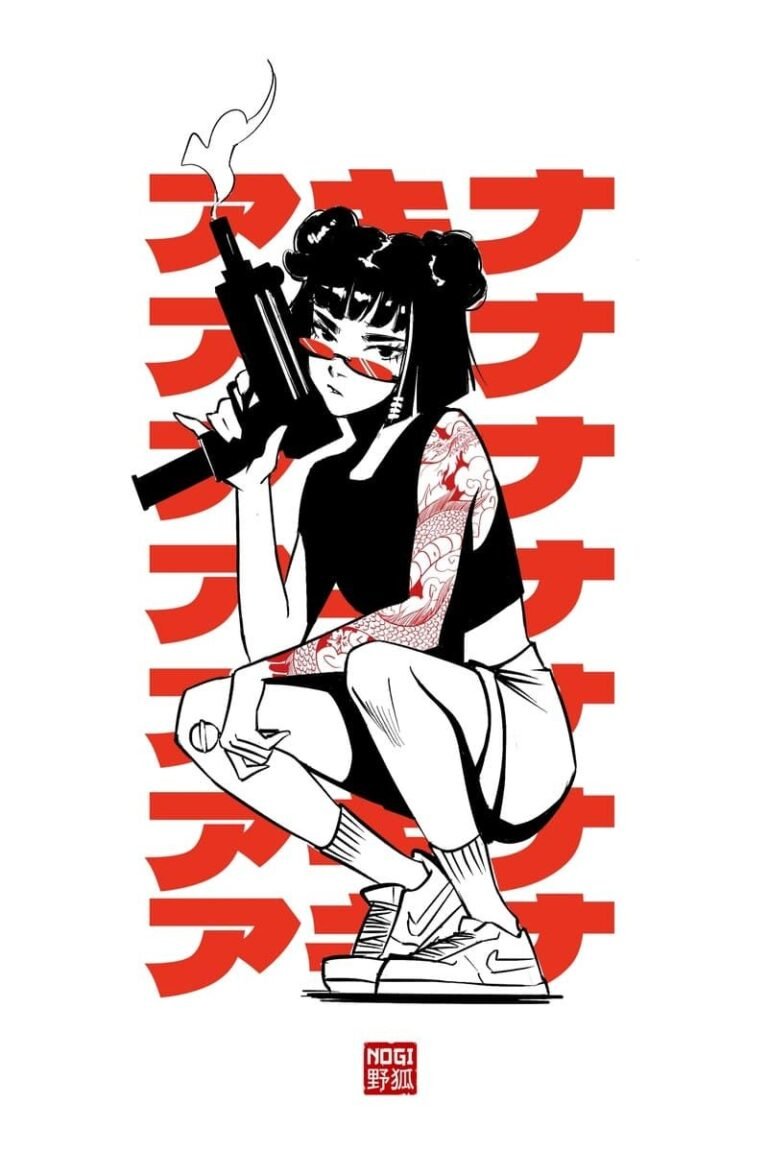 cyberpunk anime wallpaper