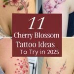 cherry blossom tattoos for women