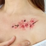 cherry blossom tattoos for women