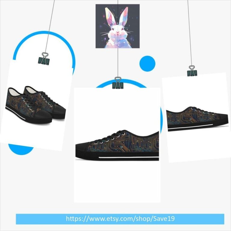 Cyber Tech Women's Low Top Sneakers