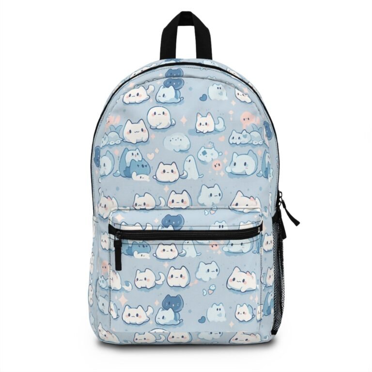 Cute Little Ghost Cats Backpack