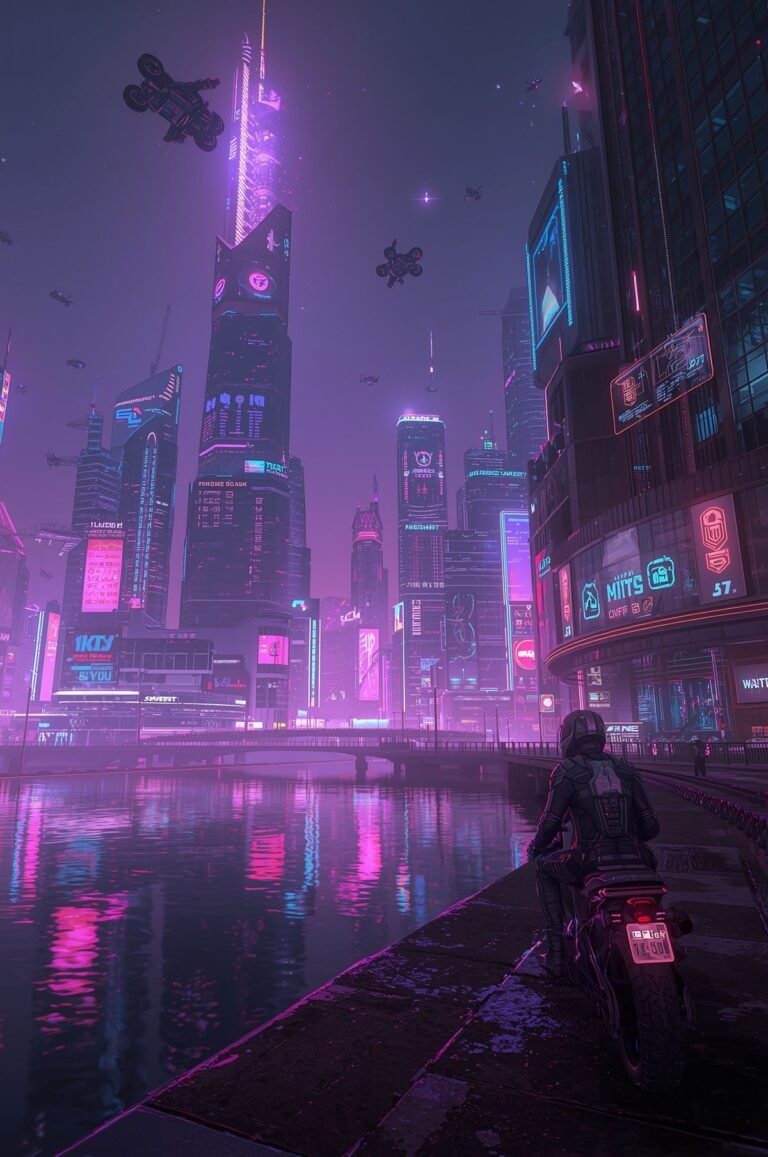 cyberpunk anime wallpaper
