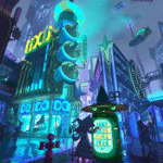 cyberpunk anime wallpaper