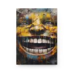 Spray Paint Smiley Face Hardcover Journal Matte