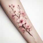 cherry blossom tattoos for women