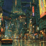 cyberpunk anime wallpaper