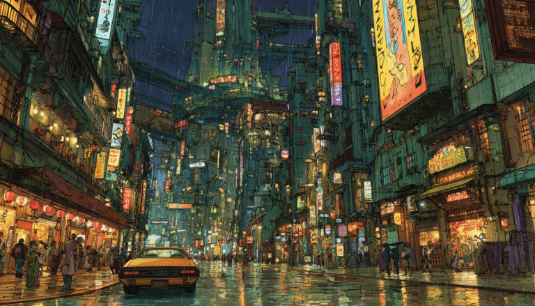 cyberpunk anime wallpaper