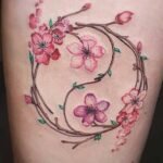 cherry blossom tattoos for women