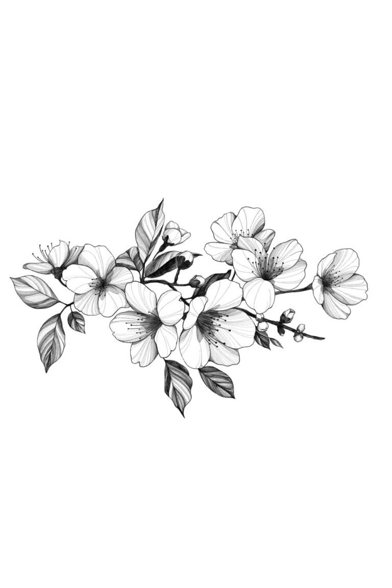 cherry blossom tattoos for women