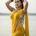 Bold Photoshoot #saree #nobra #topless...
