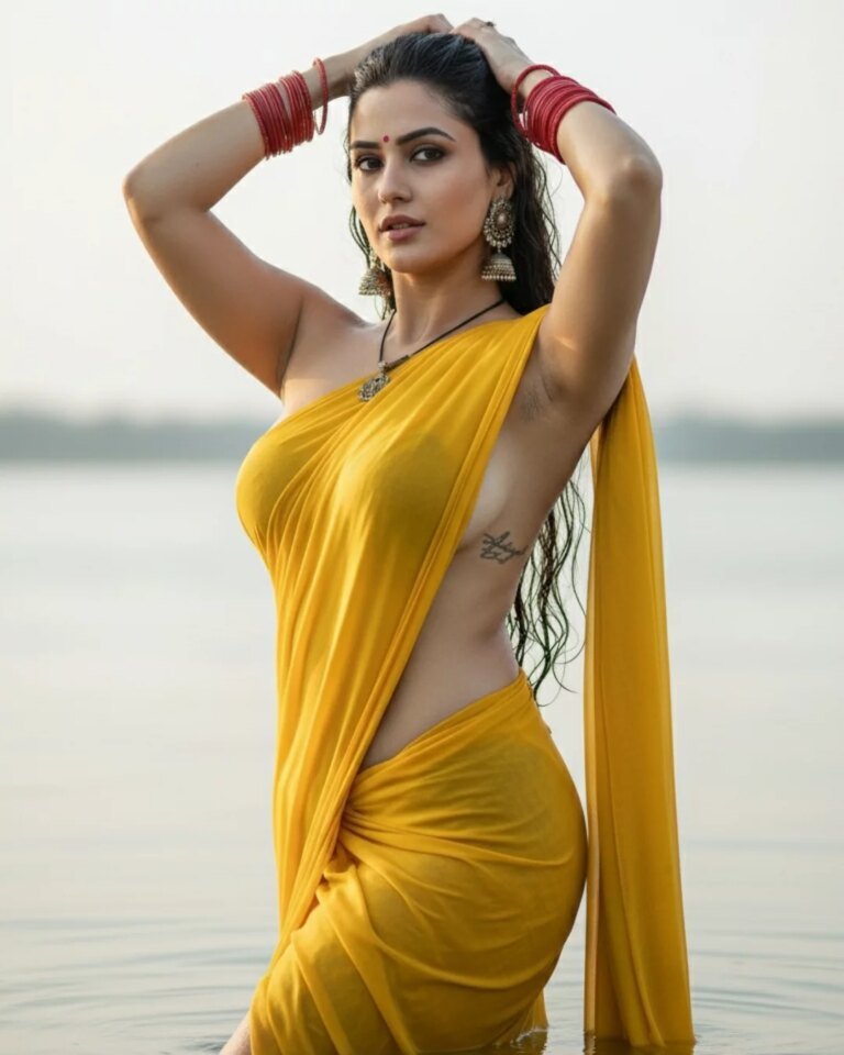 Bold Photoshoot #saree #nobra #topless...