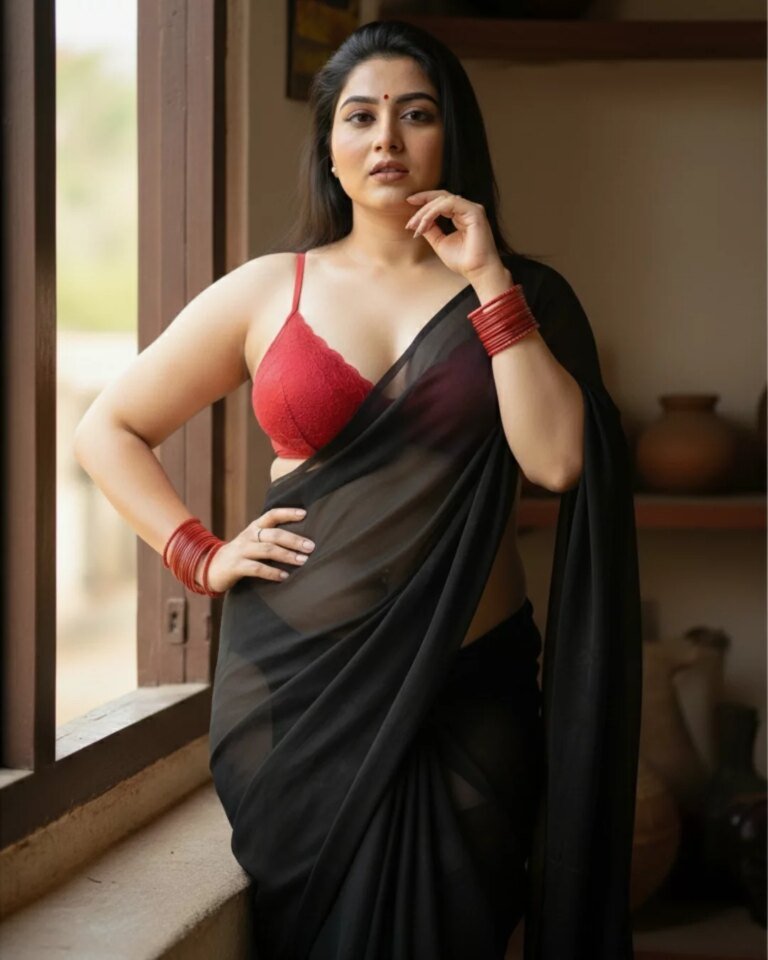 Bold Photoshoot in #saree #lingerie #bikini...