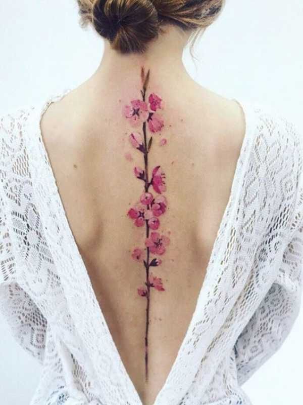 cherry blossom tattoos for women