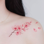 cherry blossom tattoos for women