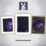 Afro-Futurism Cyber Goth Hardcover Journal Matte