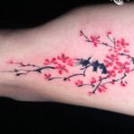 cherry blossom tattoos for women