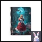 Wonderland Spiral Notebook - Ruled Line