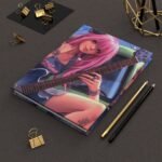 Anime Guitar Girl Hardcover Journal Matte