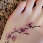 cherry blossom tattoos for women