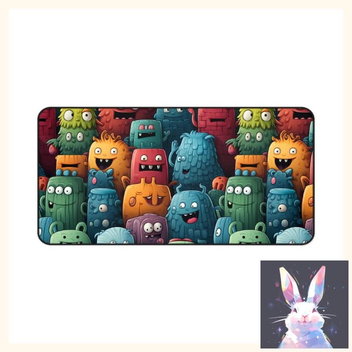 Little Monsters Desk Mat
