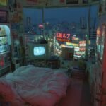 cyberpunk anime wallpaper