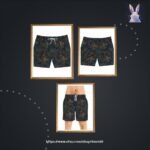 Cyber Tech, Circuit, Men's Mid-Length Swim Shorts (AOP)