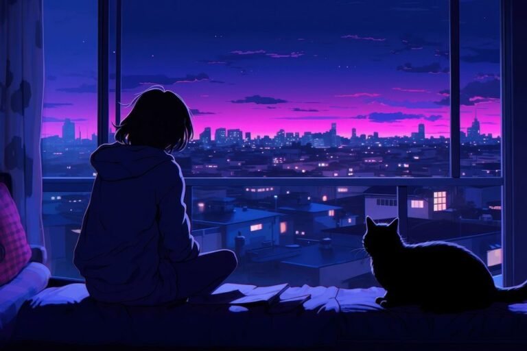 cyberpunk anime wallpaper