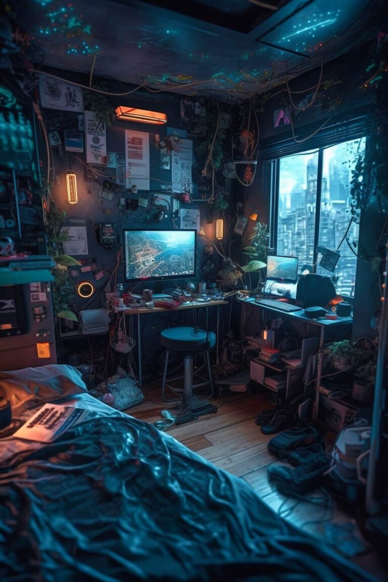 cyberpunk anime wallpaper