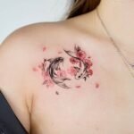 cherry blossom tattoos for women