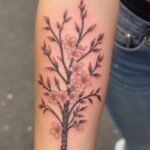 cherry blossom tattoos for women