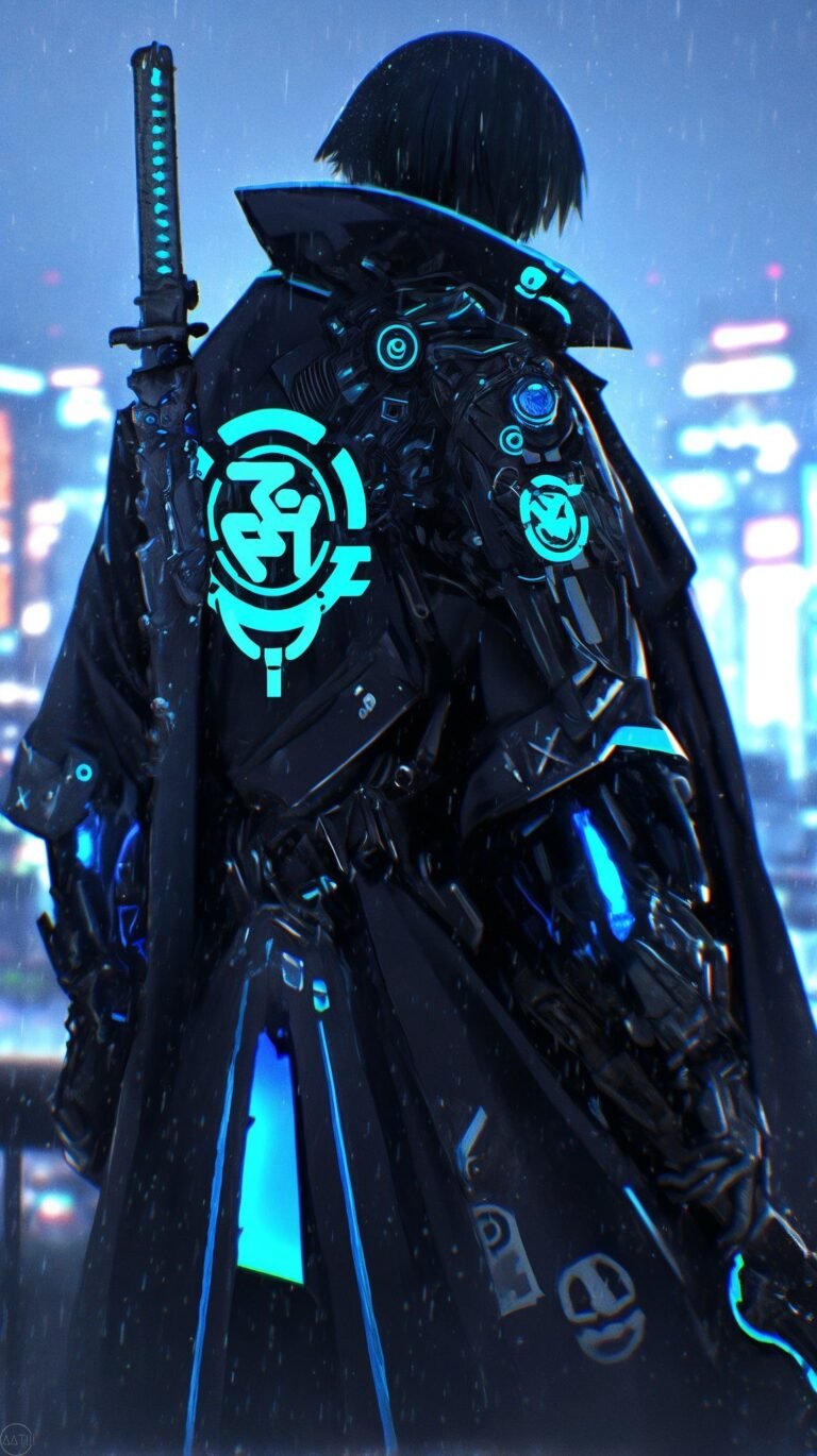 cyberpunk anime wallpaper