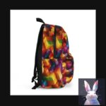 Colorful Geometric Blocks Backpack