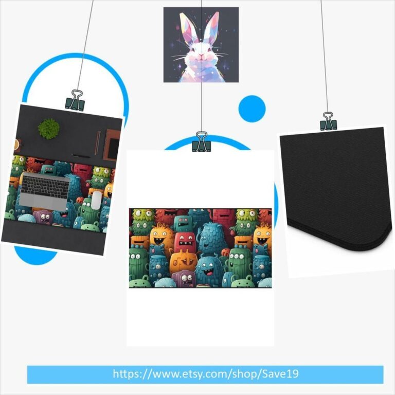 Little Monsters Desk Mat