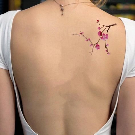 cherry blossom tattoos for women