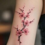 cherry blossom tattoos for women