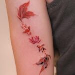 cherry blossom tattoos for women