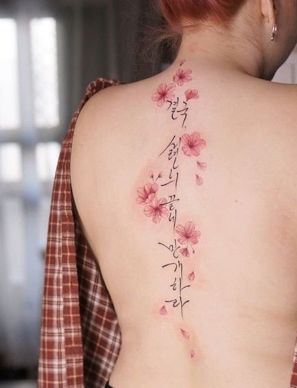cherry blossom tattoos for women