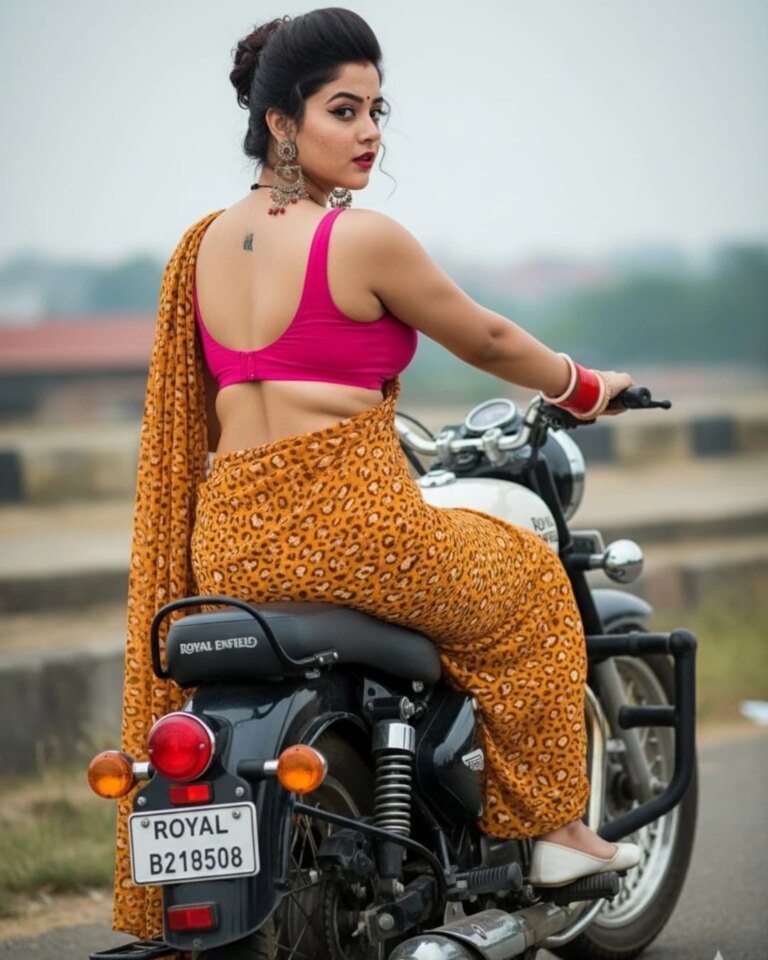 #saree #bulldoglovers #sareelove...