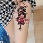 cherry blossom tattoos for women