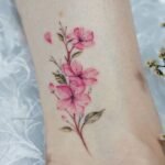 cherry blossom tattoos for women