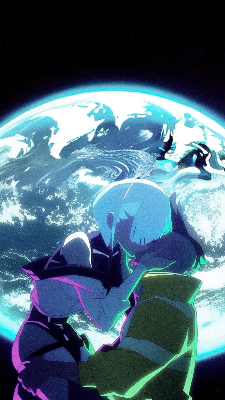 cyberpunk anime wallpaper