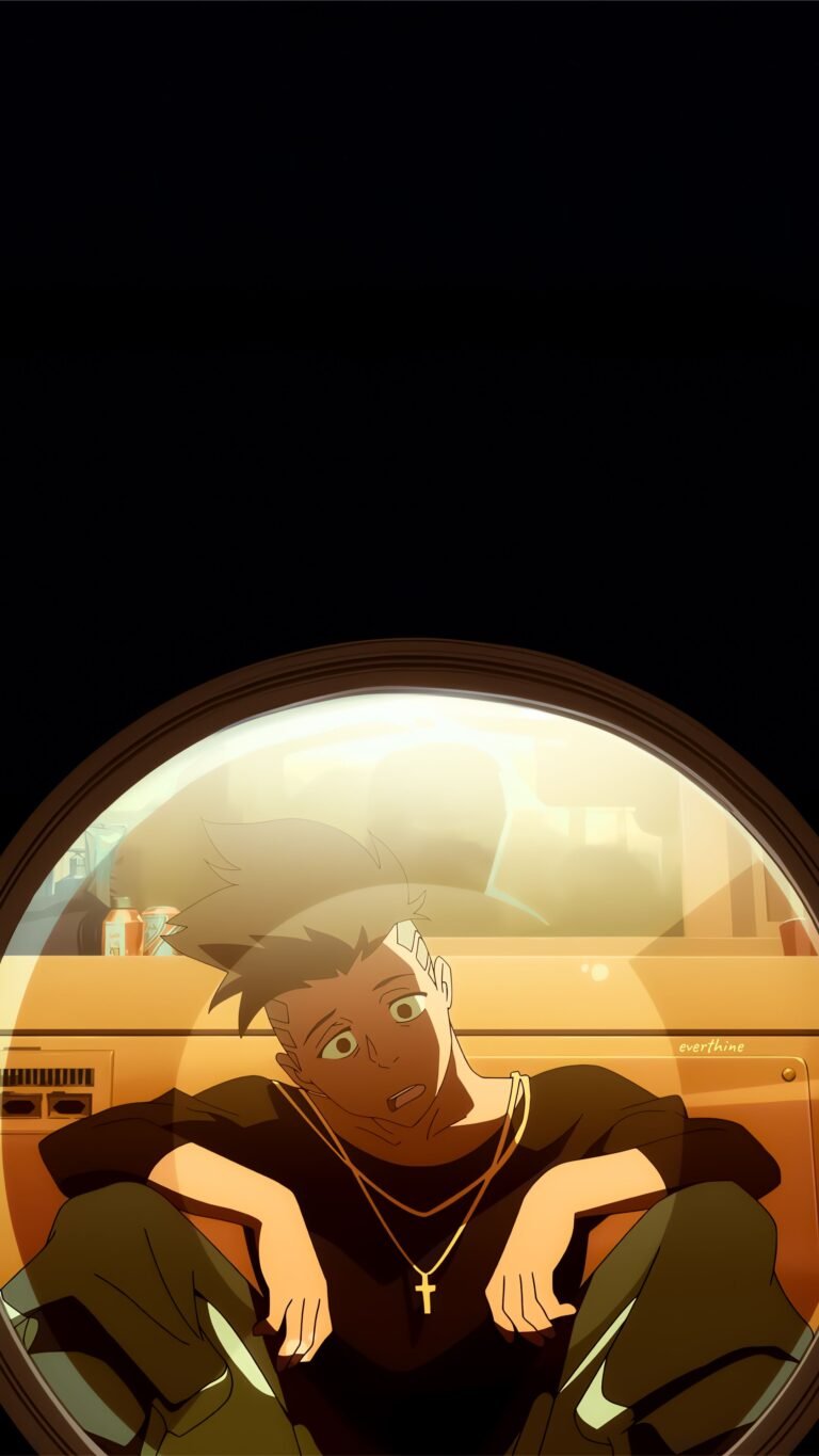 cyberpunk anime wallpaper