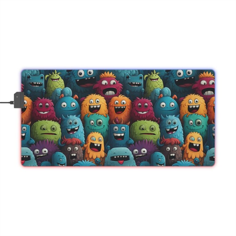 Sizzling hot deal! Little Monsters LED Gaming Mouse Pad, available at a breathle