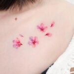 cherry blossom tattoos for women