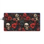 Unbelievable offer! Skulls and Roses LED Gaming Mouse Pad, at an incredible pric